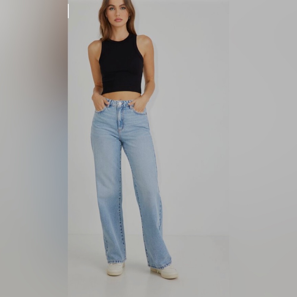 Garage wide leg jeans size